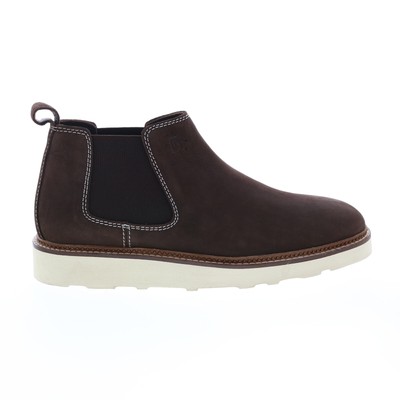 

Original Penguin Abbot Wedge Chelsea PG00055 Мужские коричневые ботинки из нубука 9.5, Коричневый, Original Penguin Abbot Wedge Chelsea