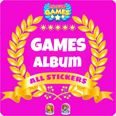 Monopoly Go stickers - All 1/2/3/4/5 Star Stickers - FAST & CHEAP! Games Album