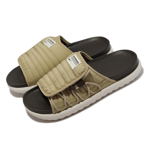 

Мужские сандалии унисекс без шнурков Nike Asuna 2 Slide Beige Baroque Brown DC1457-700, Бежевый, Asuna 2 Slide