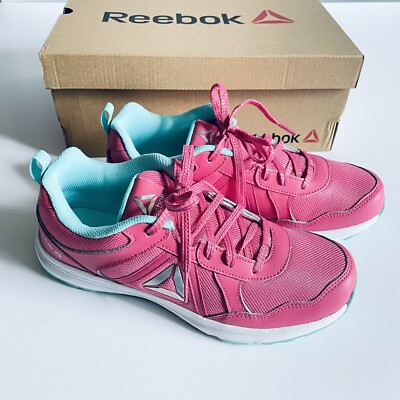 New Unisex Pink Reebok Almotio 4.0 Kids Sz 7 Running Shoes