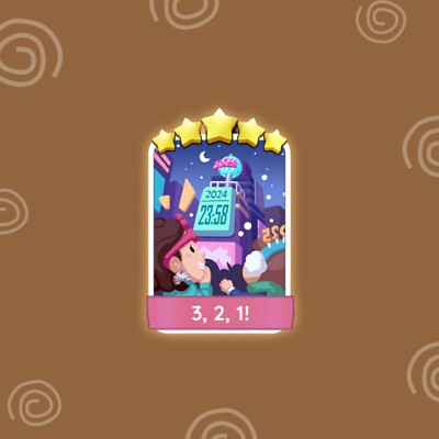 3, 2, 1! - 5 Star Sticker Mono Go - Fast Delivery 