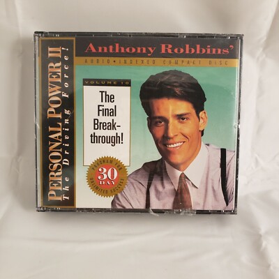 NEW Anthony Robbins Personal Power II The Driving Force Audio CD Vol.10 ONLY