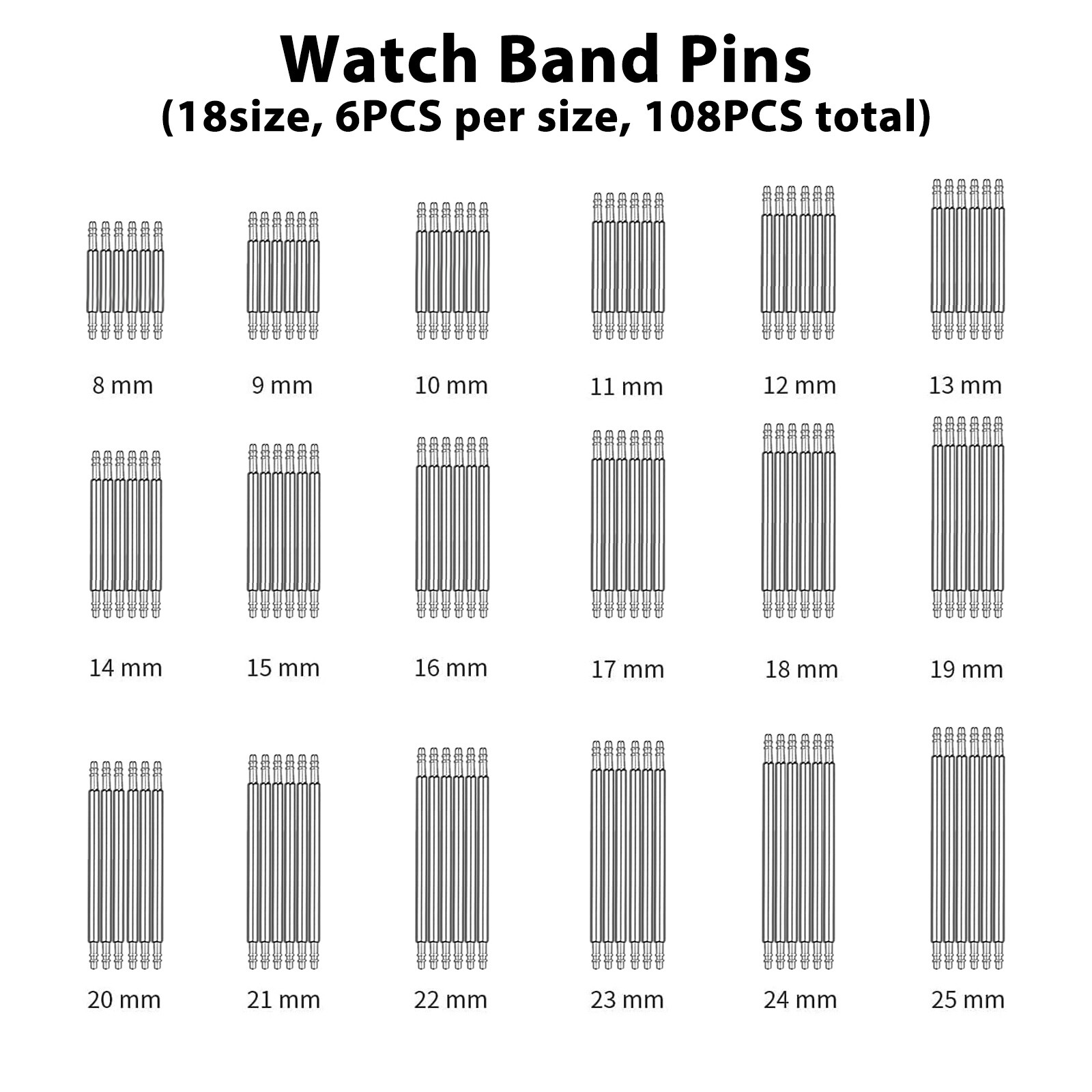 Adjustment Watch Band Strap Link Pin Remover Spring Bar Repair Resizing Tool Kit