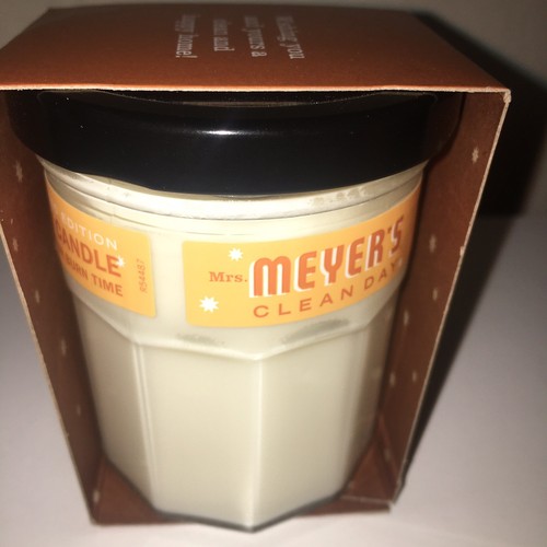 Mrs. Meyers Clean Day Orange Clove Soy Candle Jar New 4.9 oz Limited Edition