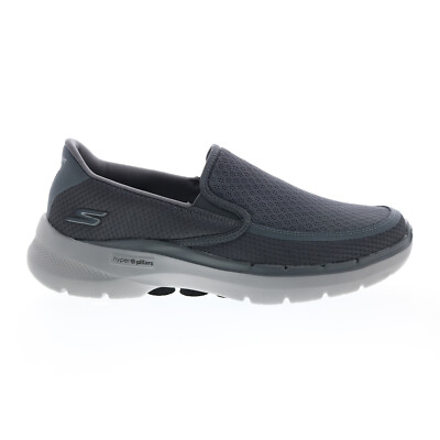 

Skechers Go Walk 6 Orva 216200 Мужские серые парусиновые кроссовки Lifestyle Обувь, Серый, Skechers Go Walk 6 Orva