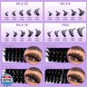 RITALASH Cluster Lashes 460PCS 4 Style Lash Clusters Eyelash Extensions False Eyelashes DIY Wispy Lash Extension Natural Look Individual Lashes(WL Style+150D lash only)