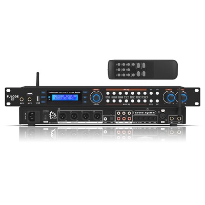Professional Digital Karaoke Mixer & Pre-Effects w/ Bluetooth by FULODE APP CONT