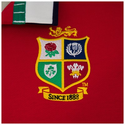 CANTERBURY BRITISH & IRISH LIONS 2021 CLASSIC SHORT SLEEVE JERSEY RED - CANTERBURY- MENS