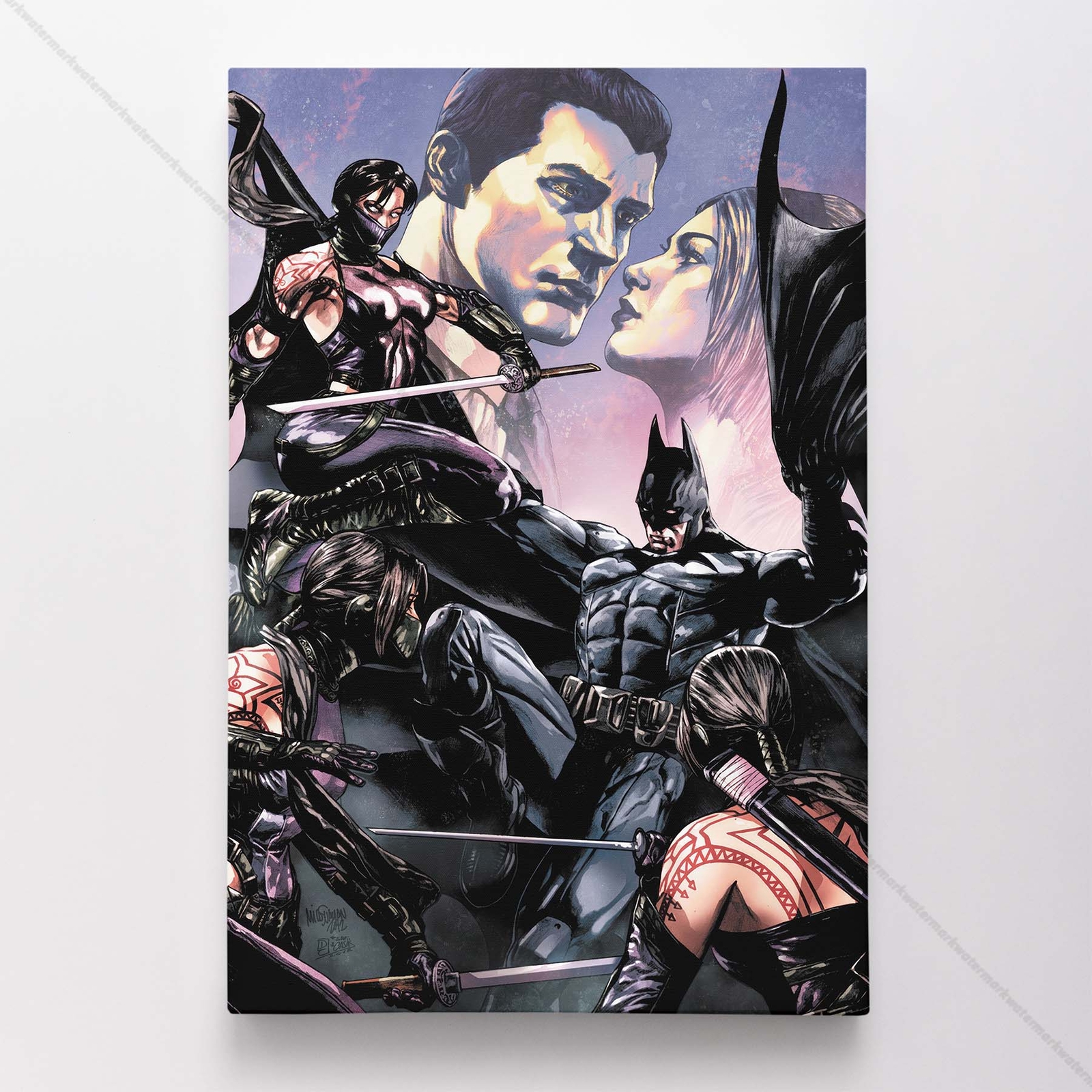 Batman Poster Canvas DC Dark Knight Comic Book Cover Art Print #864
