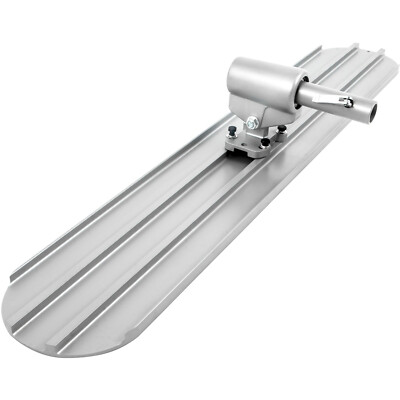VEVOR Bull Float 48”x8” Concrete Tool Trowel Float 4 Handles Round End