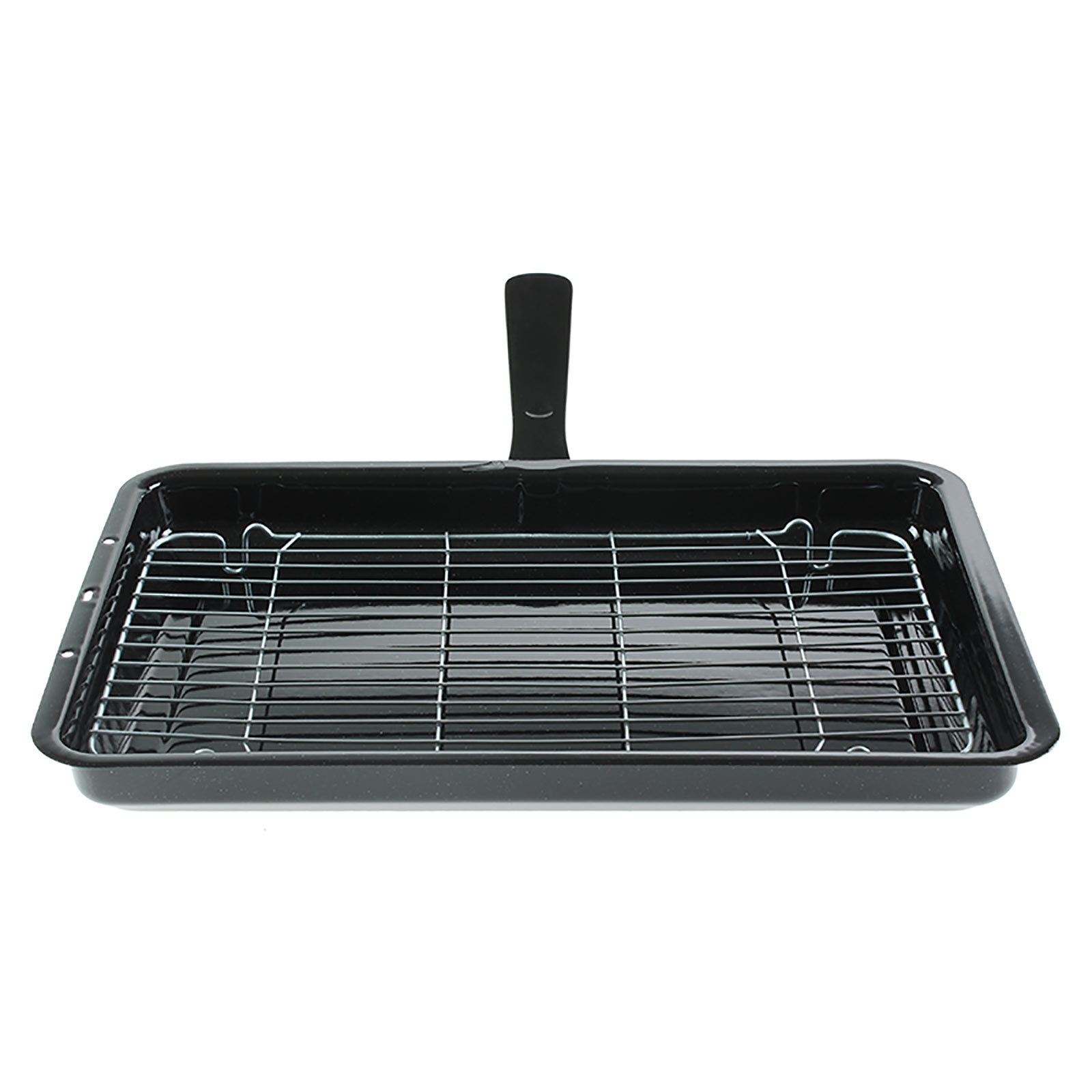 For Electrolux Universal Enamel Grill Pan & Detachable Handle 360 x