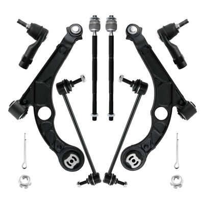 8pcs Front Lower Control Arms Sway Bar Tierods for Dodge Dart 2013-2016 EV801132