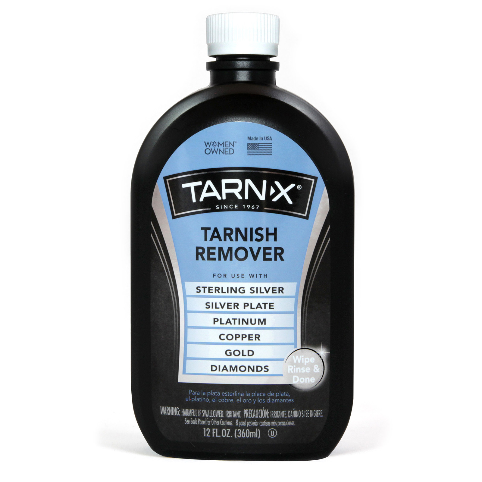 Tarn-X TARNISH REMOVER for SILVER STERLING SILVER PLATINUM COPPER GOLD DIAMONDS