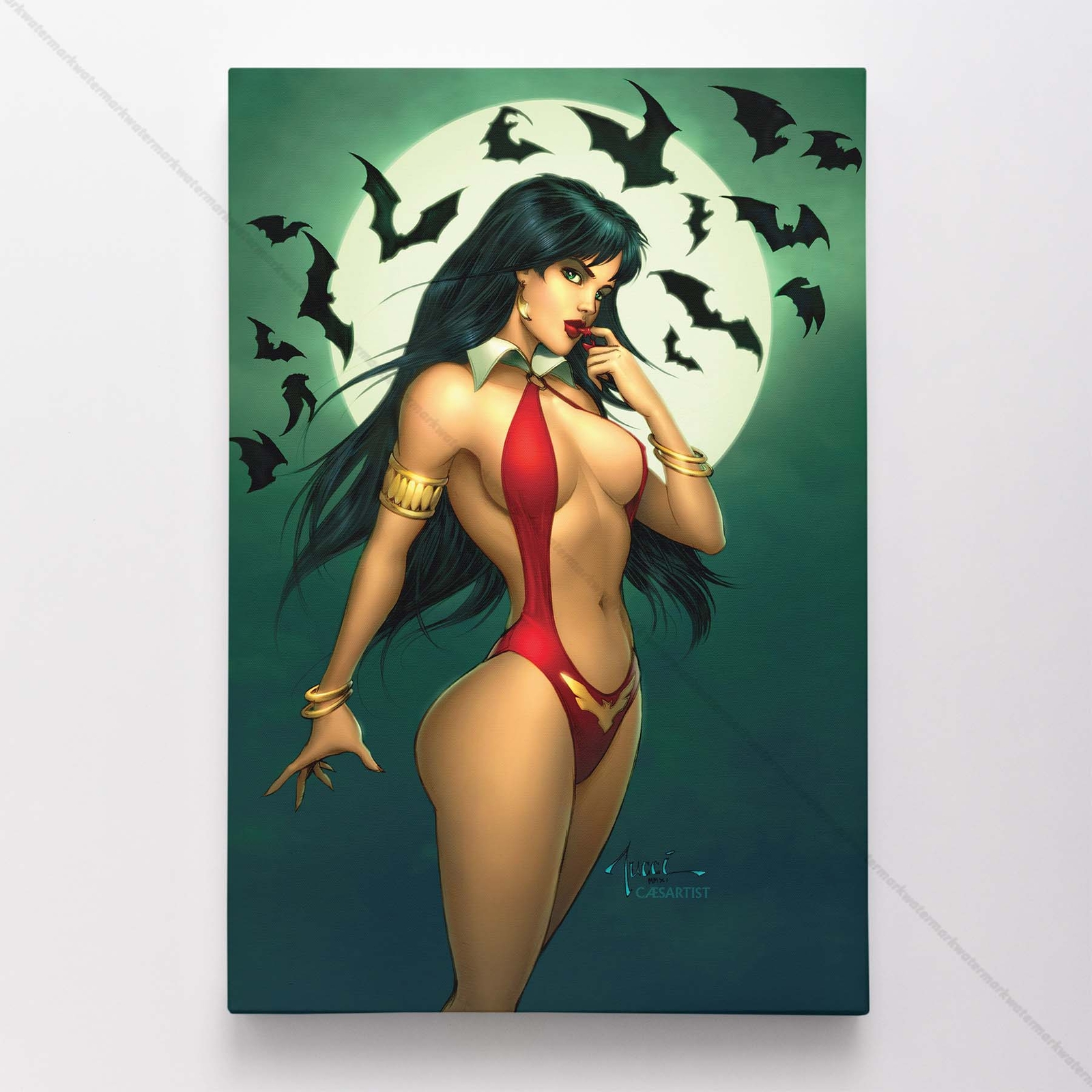 Vampirella Poster Canvas Vampire Comic Book Cover Art Print #360