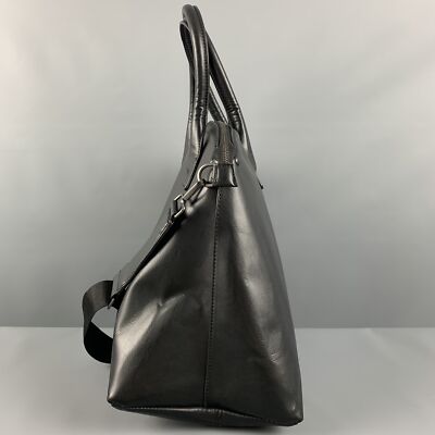 ZARA｜フェイクレザートートバッグ ショッパー ブラック (ZARA