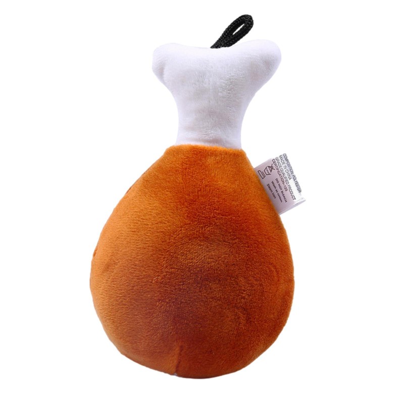Chicken Leg Pet Toy Dog Interactive Puppy Squeaky Plush Sound Teeth Chewing Toys
