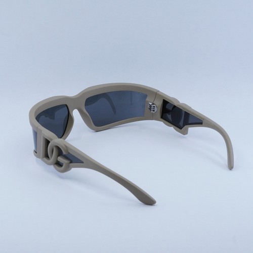 Pre-owned Dolce & Gabbana Dg6198 329287 Rubberized Beige/dark Grey 63-16-130 Sunglasses... In Gray