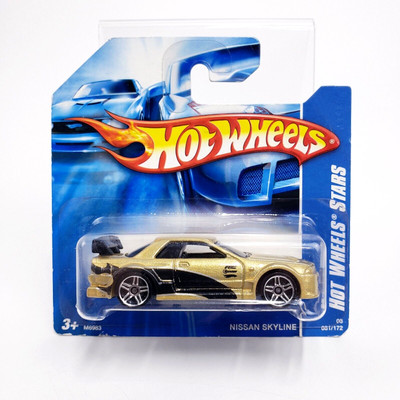 Hot Wheels 2008 Nissan Skyline R32 Gold Black Variation PR5 Short Card - Read