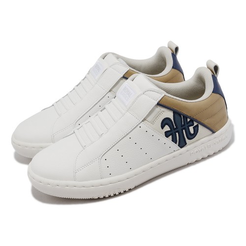 

Royal Elastics Icon 2.0 White Blue Tan Мужские слипоны в стиле кэжуал 06531-057, Белый, Icon 2.0