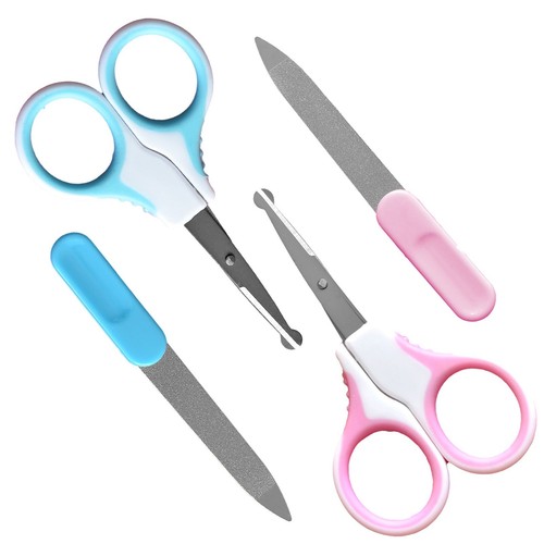 K-Pro Baby Nagelschere mit Nagelfeile / Maniküre Nagelpflegeset – Abgerundet