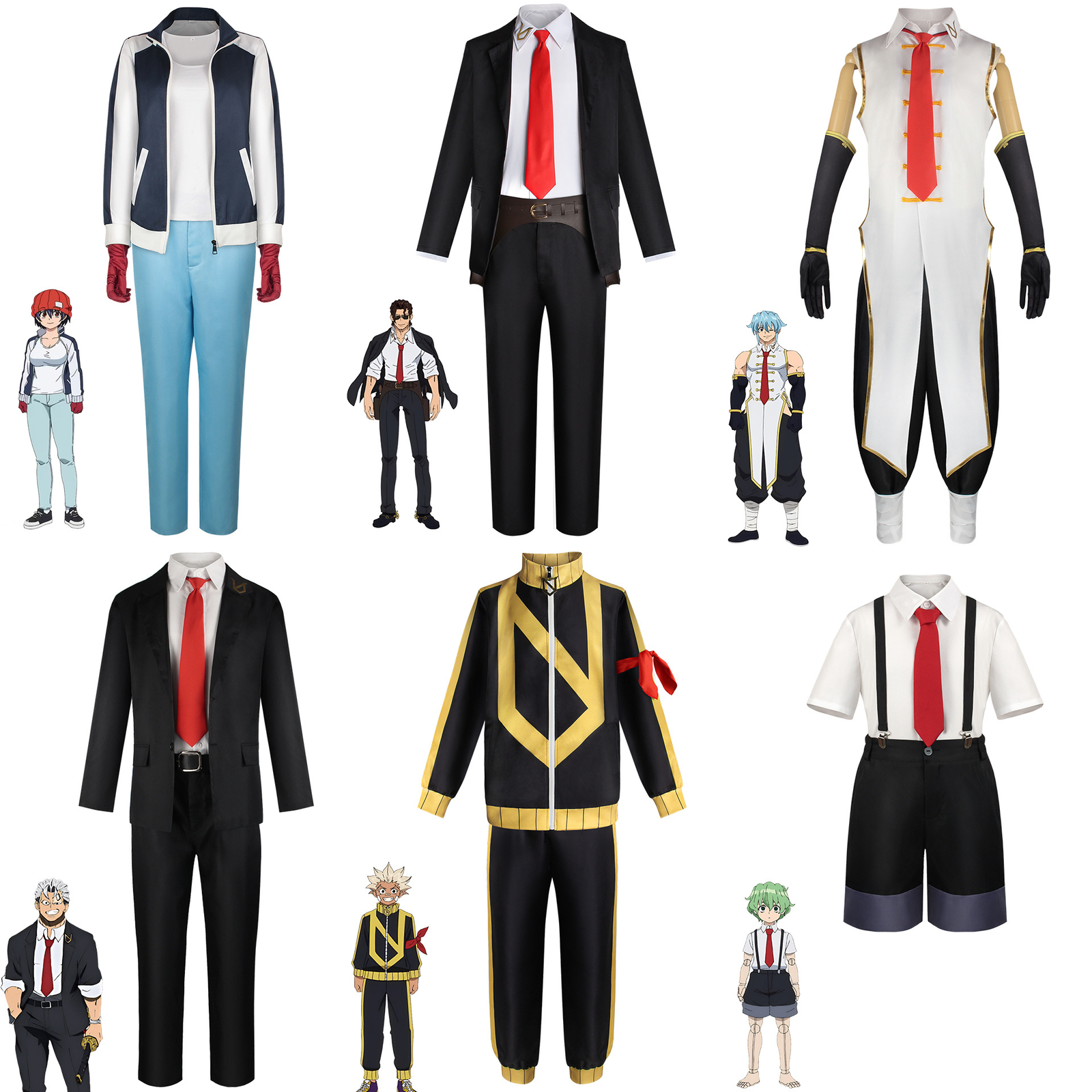 Cosplay Undead Unluck Fuko Izumo Jacket Pants Halloween Carnival