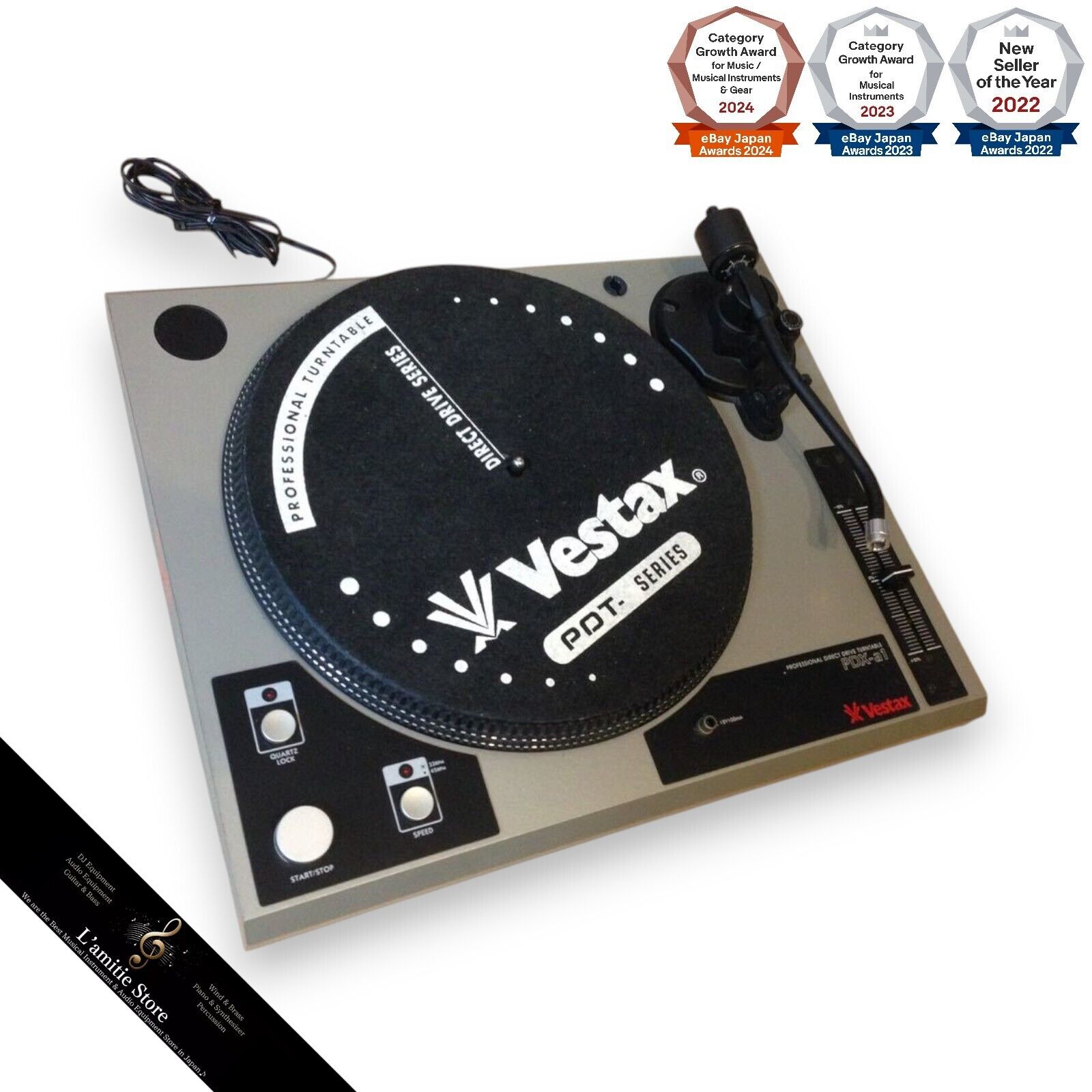 Vestax PDX-a1 DJ Turntable Analog Record Player Direct Drive Vestax PDX-a1 DJ Turntable Analog Record Player Direct Drive