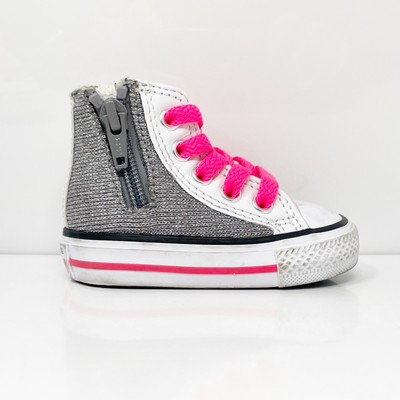 Converse Girls Chuck Taylor All Star 750600C Серые повседневные кроссовки, размер 2