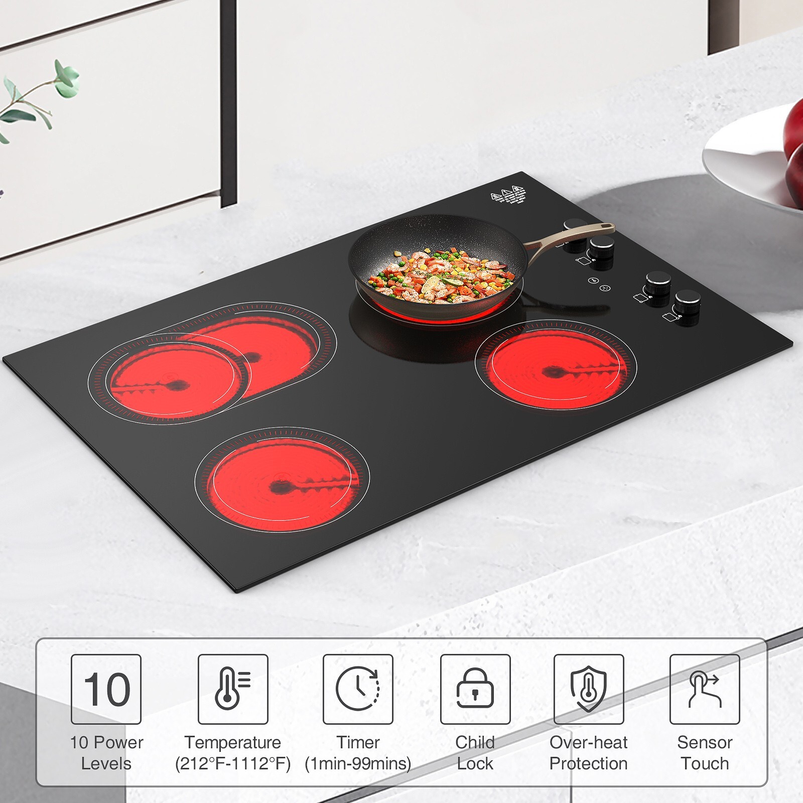 帯500枚限定　Superior , Stove God Cooks 7インチ Thor Kitchen TGC3001 30 Inch Gas Cooktop with 4 Sealed