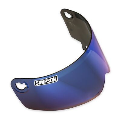 Simpson Motorcycle 89203MBC Outlaw Bandit Helmet Optional Shield - Iridium -