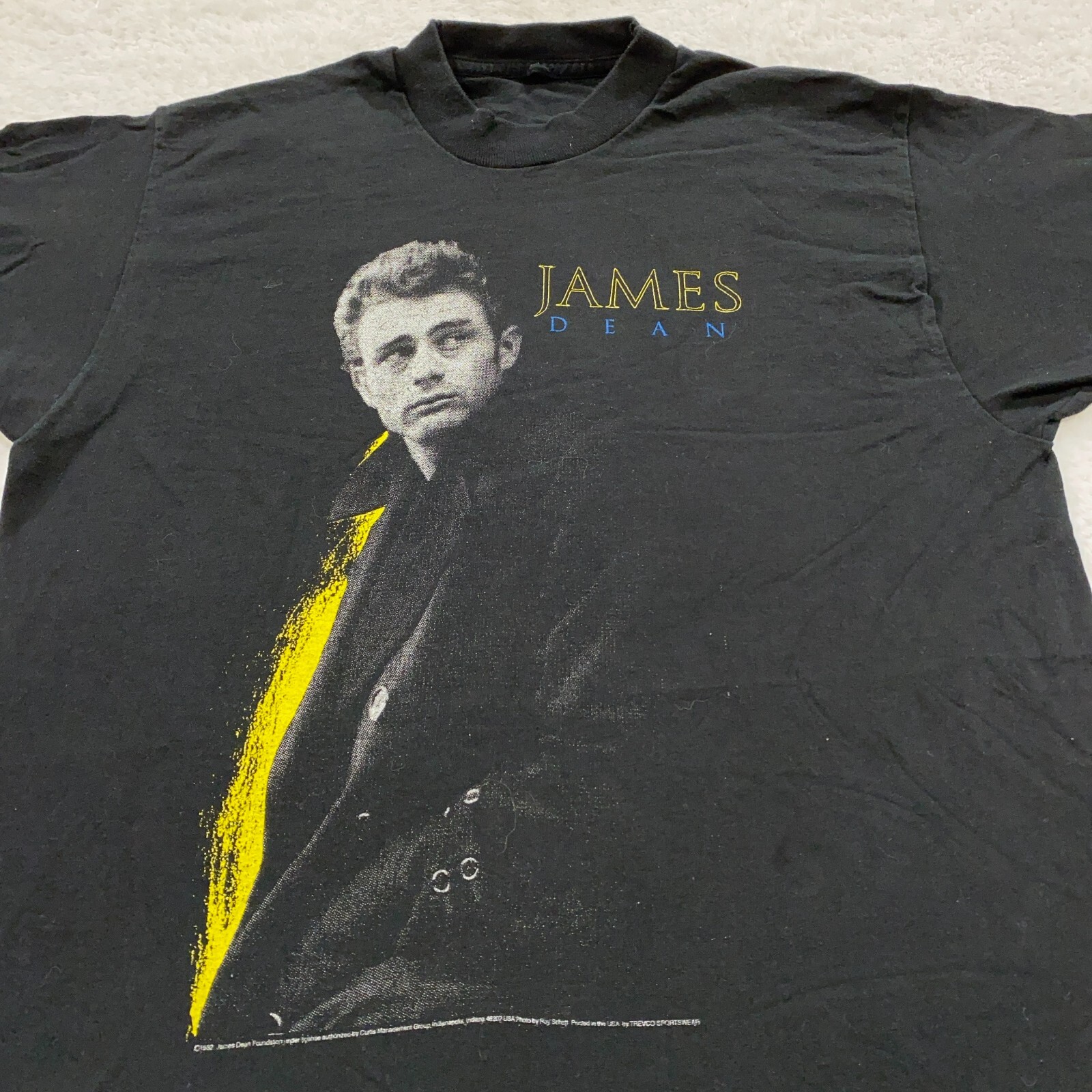vintage 80s JAMES DEAN T-Shirt MEDIUM/LARGE single stitch