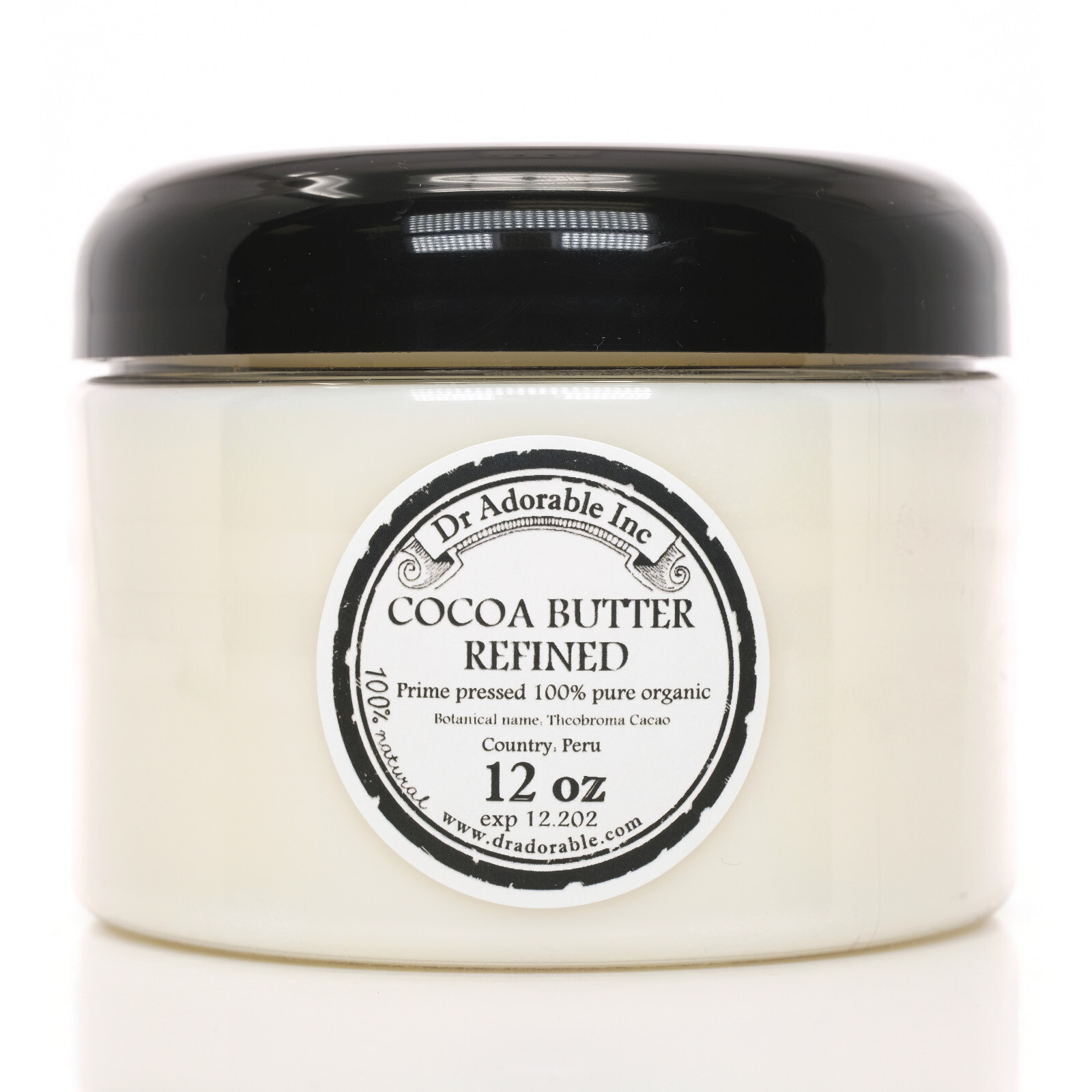 RAW REFINED COCOA BUTTER FRESH ORGANIC PURE 2 OZ 4 OZ 8 OZ 1 LB 2LB-UP TO 12L