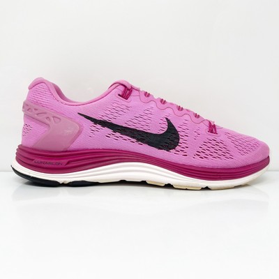 

Nike Womens Lunarglide Plus 5 599395-530 Розовые кроссовки для бега, размер 8, Розовый, Lunarglide Plus 5