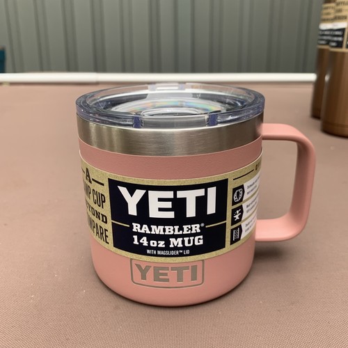 【Limited】 YETI Rambler Mug【Power Pink】 YETI 35 oz mug Power Pink STRAW LID Rambler Mug Cup Handle