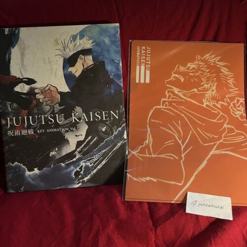 Jujutsu Kaisen Key Animation Limited Art Book Vol 1 & 2 Set