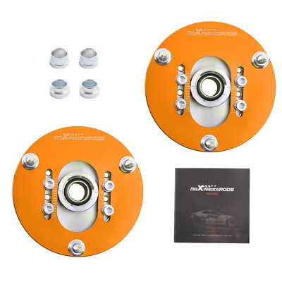 2× Domlager Federbeinlager einstellbar for BMW E46 3er 330i,325i,328i,318d,320d