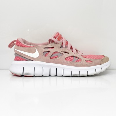 

Nike Girls Free Run 2 DQ4712-600 Розовые кроссовки для бега, размер 4,5 года, Розовый, Free Run 2