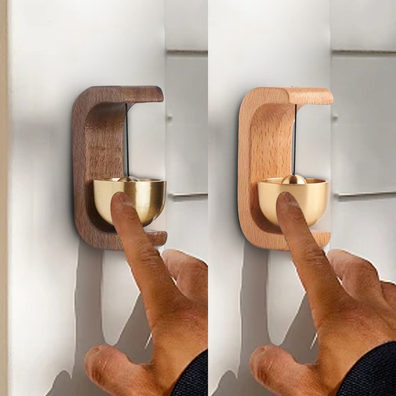Wood Doorbell Chime Magnetic Decorative Loud Door Bell For S
