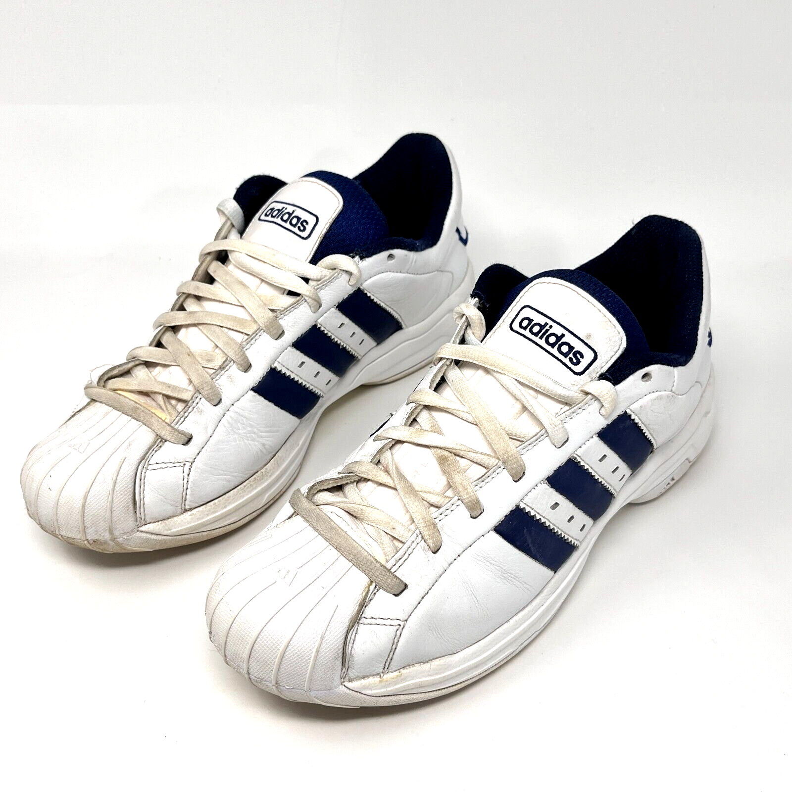 2009 Adidas Superstar 2G Basketball Shoes Navy White Men's 10.5 -