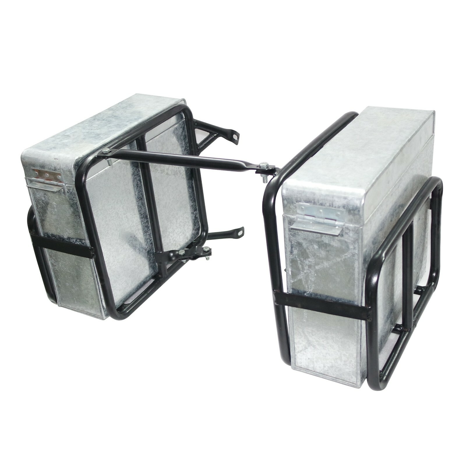 Fits Royal Enfield Classic UCE Luggage Pannier Carrier set + Case Box 