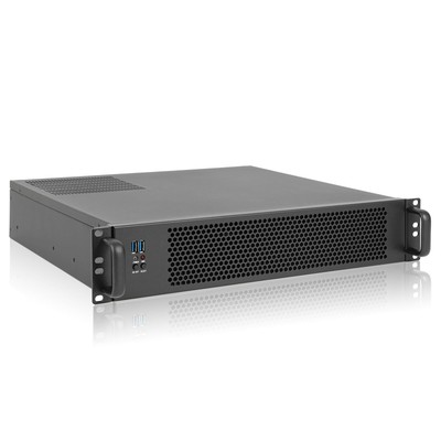 MicroATX/Mini-ITX 2U Rackmount Server Chassis max 7x3.5 Bay / USB3.0 with 2.0...