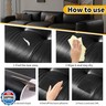 JuCheng Leather Repair Kit -Leather Repair Patch Self-Adhesive Waterproof Patch and Glue for Furniture, Car Seats, Sofa, Couch, Vinyl - Instant Fix for Tears and Scratches (Grey, 17X158 inch)