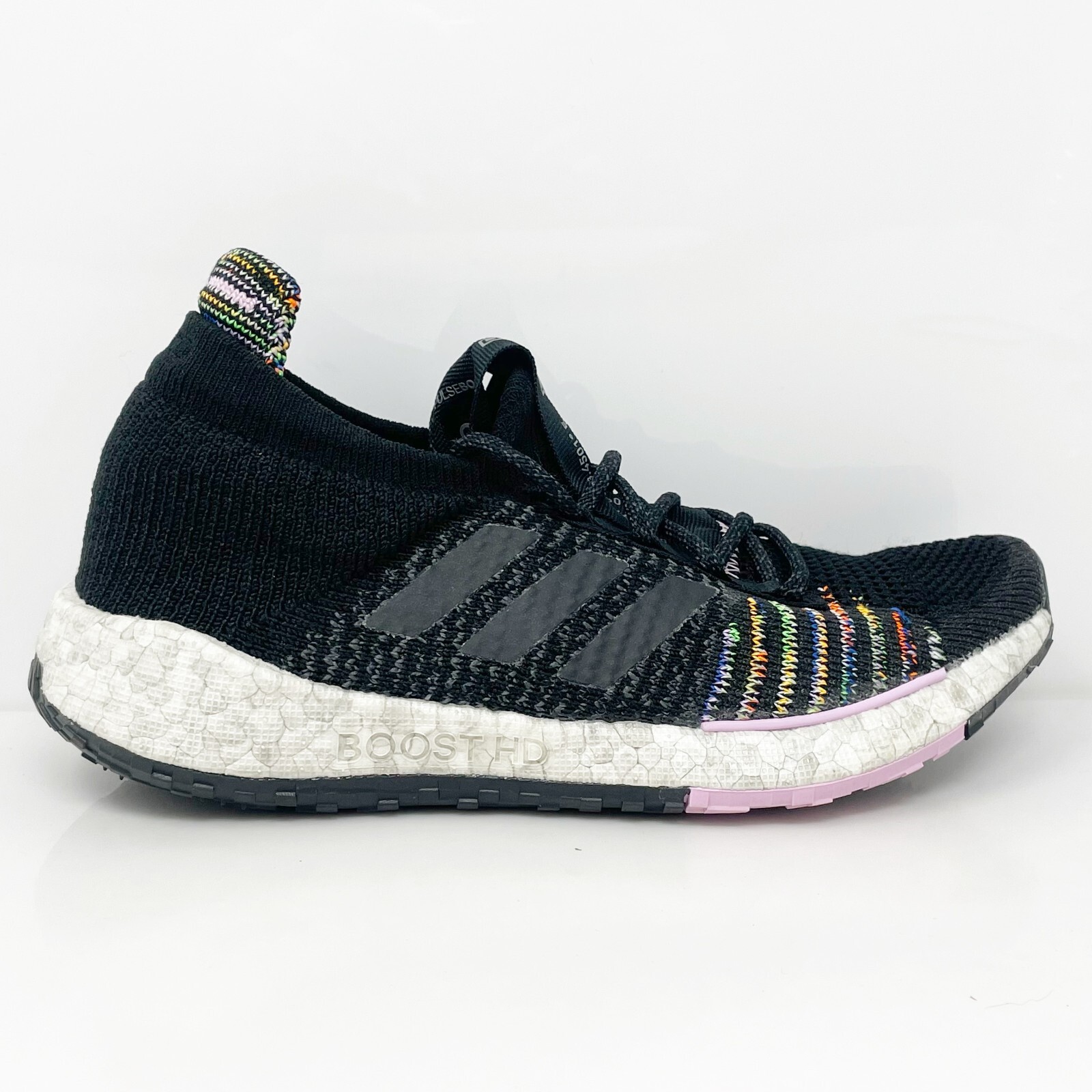 

Adidas Womens Pulseboost Hd Ltd G26993 Черные кроссовки кроссовки размер 6.5, Черный, Pulseboost Hd Ltd