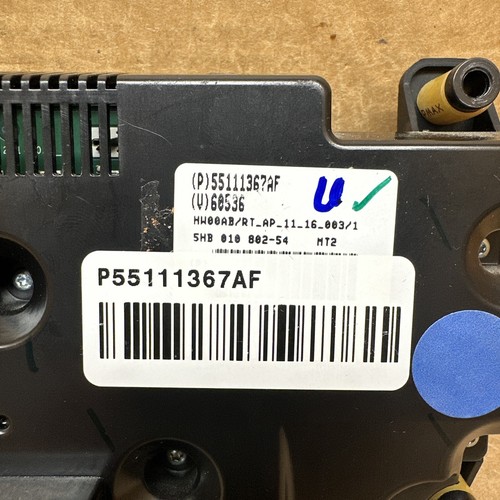 11-20 Grand Caravan Town Country Climate Temp Temperature Control P55111367AF