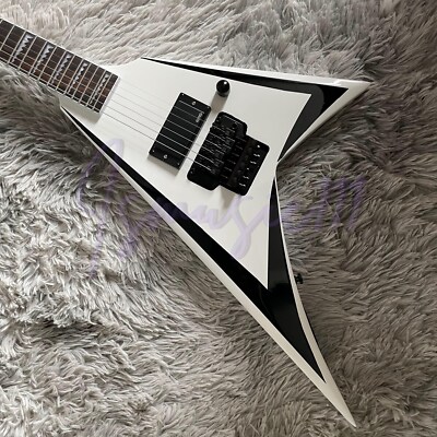 Edwards Alexi Laiho White V ELG Electric Guitar 6 String Floyd Rose Bridge