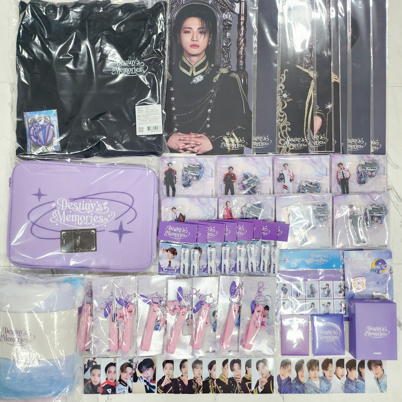 ATEEZ Destiny exhibition 2期特典トレカ コンプセット① ATEEZ destiny memories 展示会 ガイドブックトレカセット