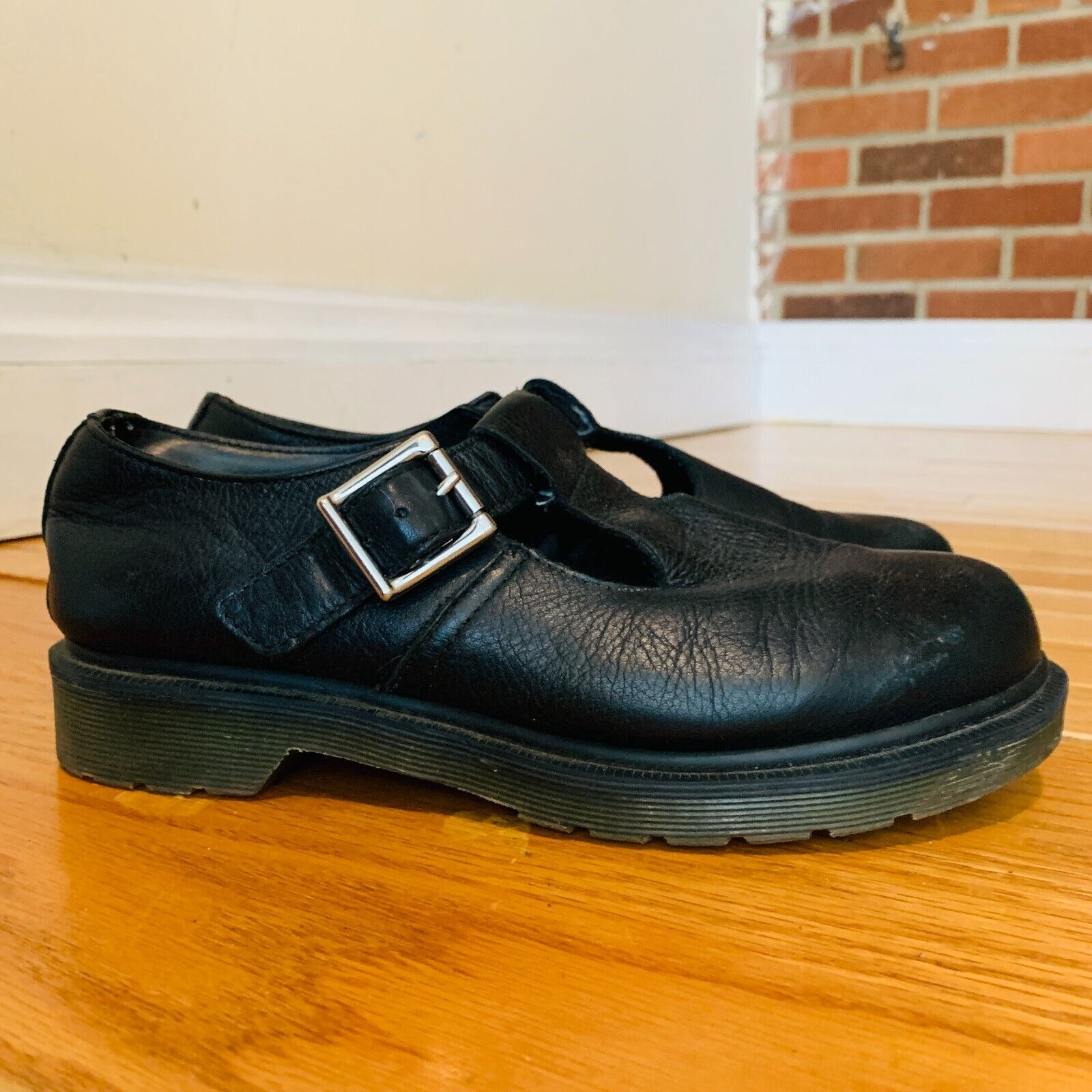 Dr Martens Polley, Black Buckle Ladies Shoes, Size UK 5, EU Dr Martens Polley, Black Buckle Ladies Shoes, Size UK 5, EU