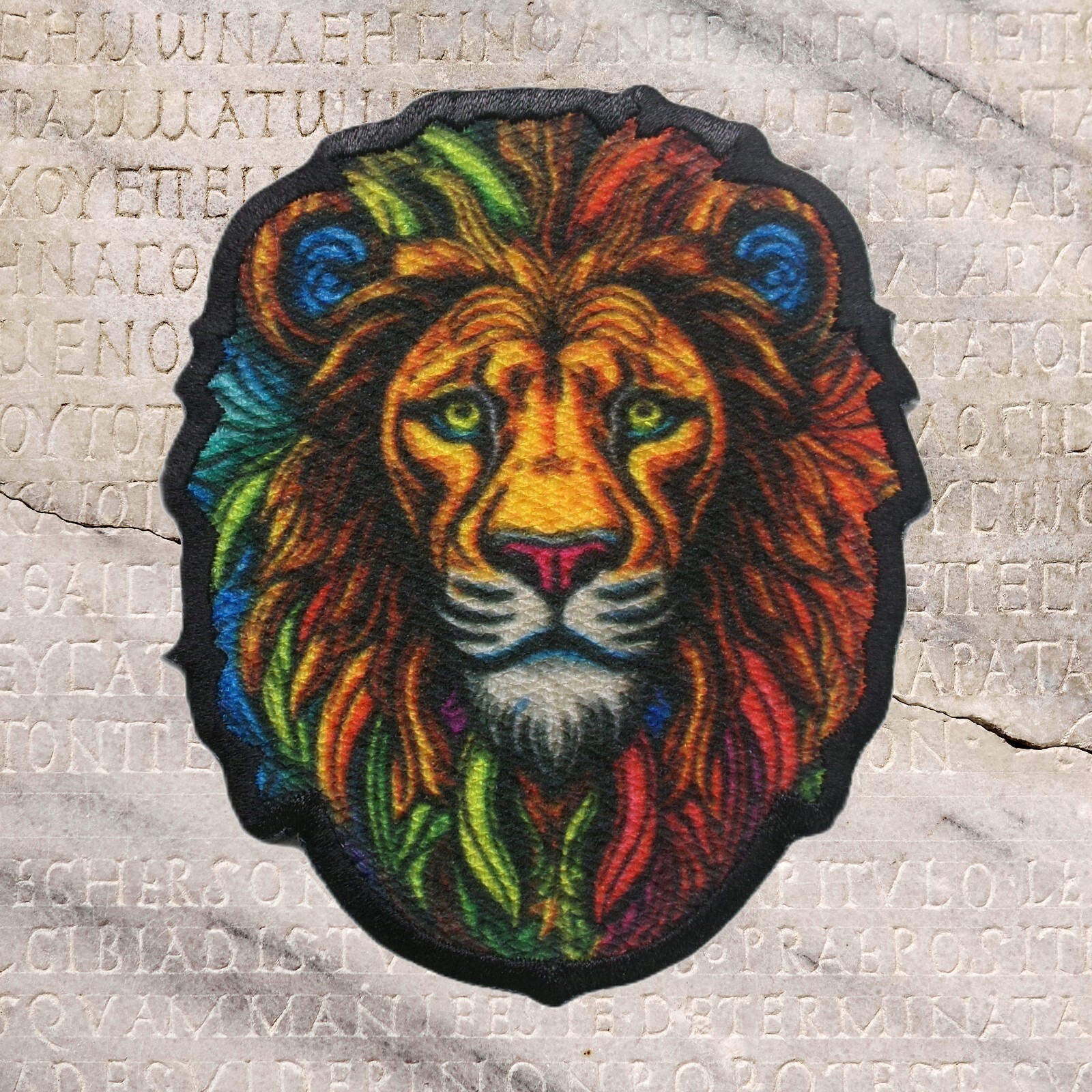 Lion of Judah Patch Iron-on Applique Christian Bible  Religion