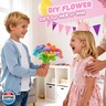 beefunni Flower Bouquet Craft Kits, DIY Arts and Crafts for Kids 4-6-8, Upgrade Colorful Flowers Toys for 4 5 6 7 8+Year Old Girl Birthday Gifts Ideas,Toddler Creative Educational Activities