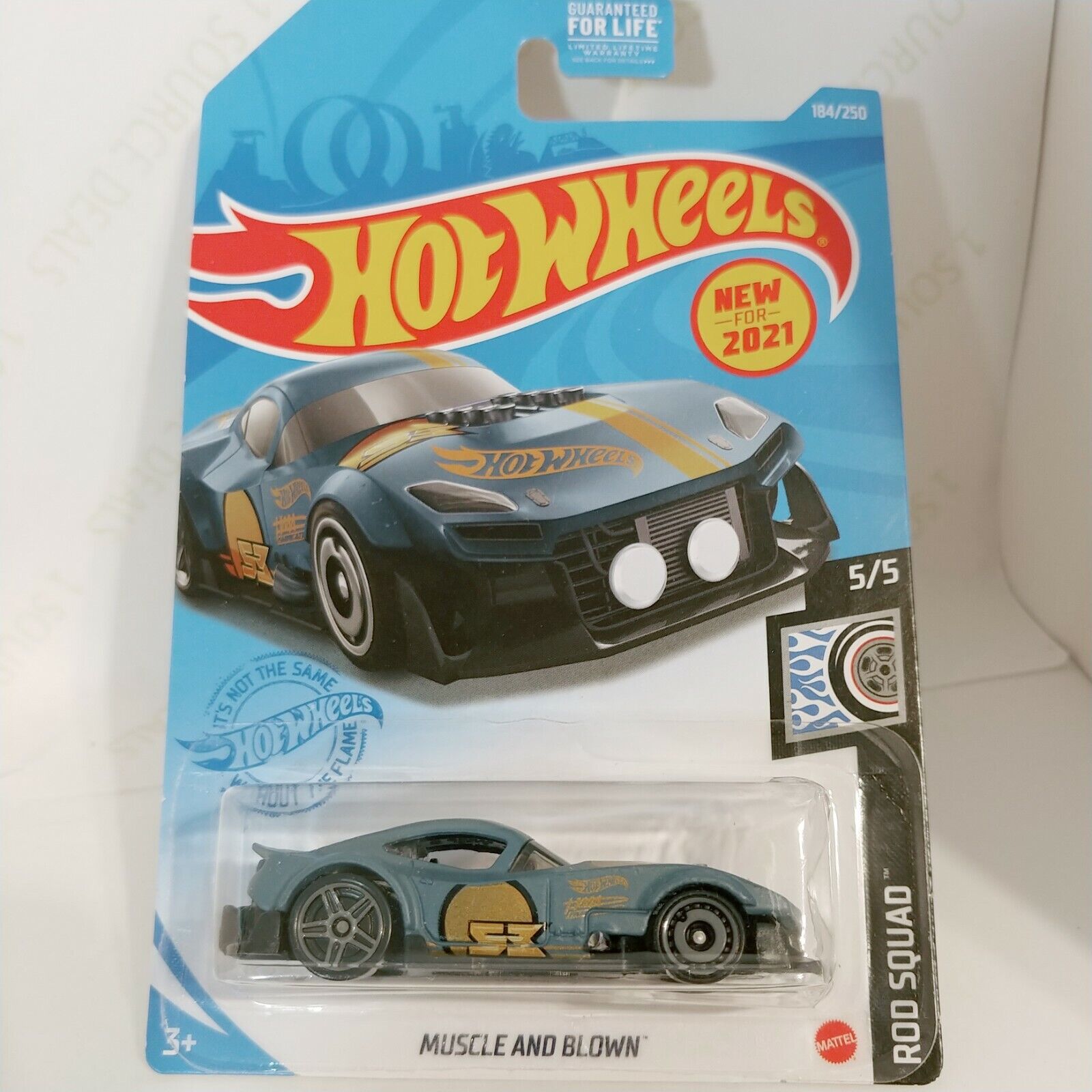 Make:#184 Muscle and Blown (5/5 Rod Squad):2021 Hot Wheels Cars Main Line Series Newest Cases You Pick Brand New Hot Wheels