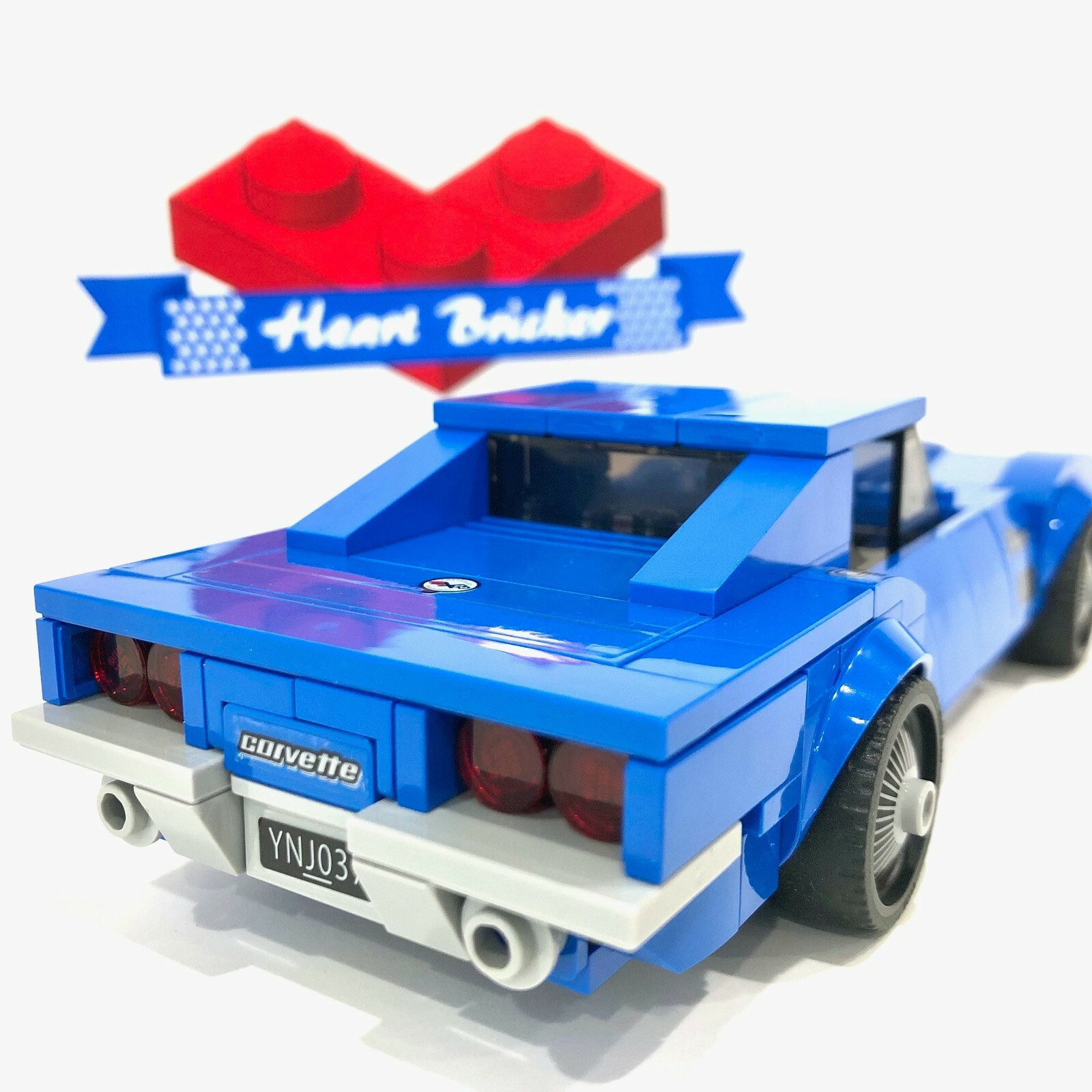 LEGO 1968 -1969 Blue Corvette Stingray Speed Champions kit, RARE